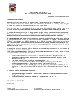 6º a 10º/207/15 - Plan Lector y otros libros