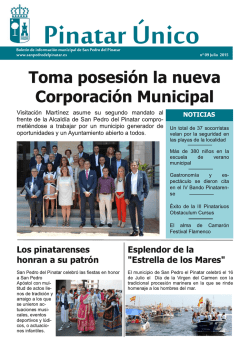 Descargar boletín de julio 2015 - Ayuntamiento de San Pedro del
