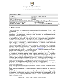 Ingles II 2015 - Facultad de Humanidades-UNNE