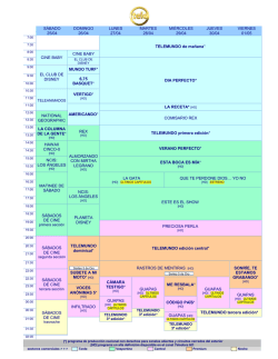 SÁBADO 25/04 DOMINGO 26/04 LUNES 27/04