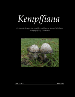 Vol.11:1 - Museo de Historia Natural Noel Kempff Mercado