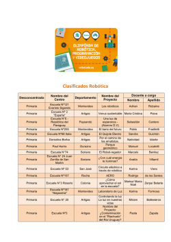 Clasificados Robótica