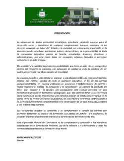 Descargar Manual de Convivencia - Institución Educativa Jose
