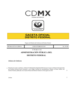 Consultar - Inicio - Gobierno del Distrito Federal