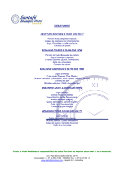 CARTA MENU CORPORATIVO 2015