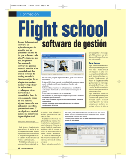 Flight school software de gestión