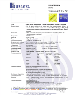 Bajar PDF - sergatex * textiles tecnicos