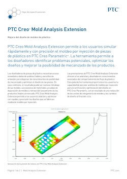 PTC Creo® Mold Analysis Extension