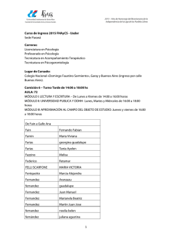 Comisión 6 de Fain a Gallo Ana