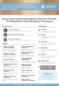 Curso Online de Dermatología en Atención Primaria: 101