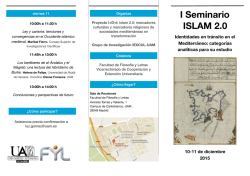 seminario ISLAM 2.0 - Facultad de Filosofía y Letras