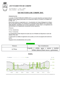 Horarios y reglamento - Ayuntamiento de Coripe