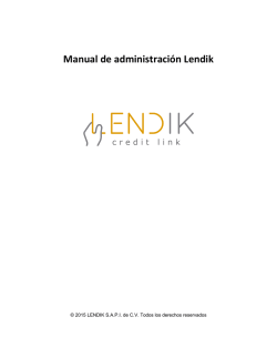 Manual de administración Lendik