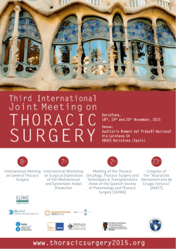 Programme - Third International Joint Meeting on