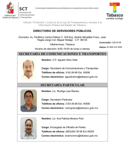 secretaría de comunicaciones y transportes
