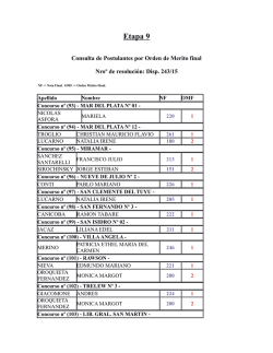 finales - etapa 9