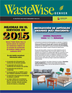 MEJORAS EN EL SERVICIO EN - City and County of Denver