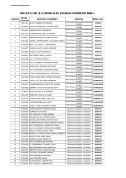 2015 II (ok) - Universidad Le Cordon Bleu