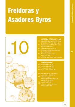 Freidoras y Asadores Gyros