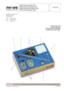 13277.88 TESS Physik Set Optik OE2 TESS Physics Set