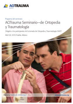 AO Trauma - Colegio Mexicano de Ortopedia
