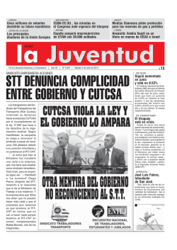 stt denuncia complicidad entre gobierno y cutcsa