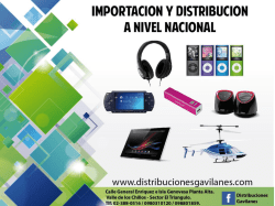 Diapositiva 1 - Distribuciones Gavilanes