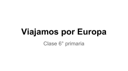 Viajamos por Europa