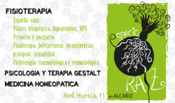FISIOTERAPIA -Espalda sana.
