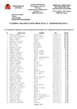 Tramitaci&oacute;n Procesal y Administrativa