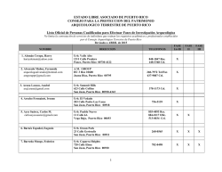 Lista Oficial de Personas Cualificadas para Efectuar Fases de