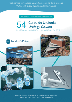Curso de Urología Urology Course