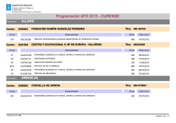 Programación AFD 2015 - OURENSE