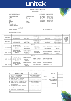 ASIGNATURA DOCENTES