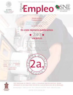 Guía del usuario - Portal del Empleo