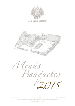 Banquetes 2015
