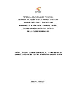 república bolivariana de venezuela ministerio del poder popular