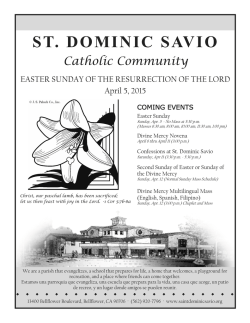 April 5, 2015 - St. Dominic Savio Church