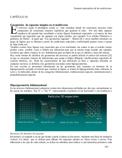 CAPÍTULO 10 Geometrías de espacios simples en el multiverso