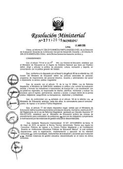 Que, conforme a lo dispuesto por el literal h) del rtfculo 80 de la