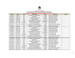facultad de ciencias centro interfacultativo de formación