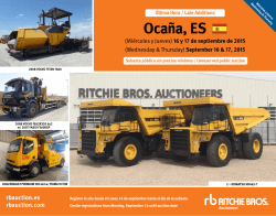Ocaña, ES - Ritchie Bros. Auctioneers