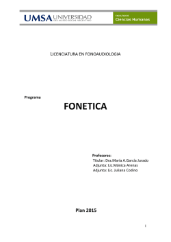 FONETICA - Mi UMSA