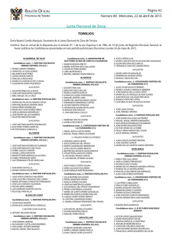 Junta Electoral de Zona de Torrijos