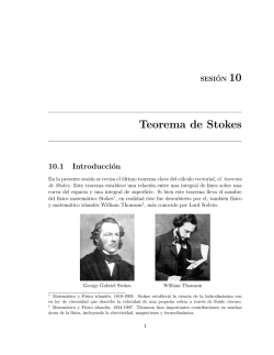 Teorema de Stokes - Universidad de Talca