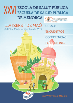 Programa de la Escuela de Salud Pública