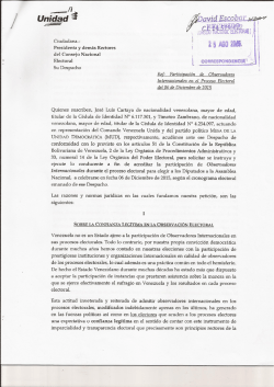 documento observación cne