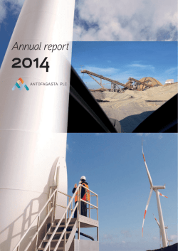 Annual report - Antofagasta Minerals