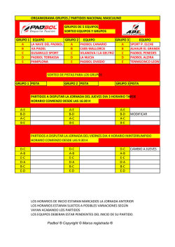 ORGANIGRAMA GRUPOS