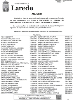 anuncio - Ayuntamiento de Laredo